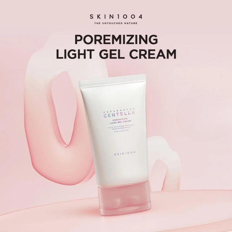SKIN1004 Madagascar Centella Poremizing Light Gel Cream 75ml Pores Care Deep Hydration Facial Creams Skincare Beauty Products
