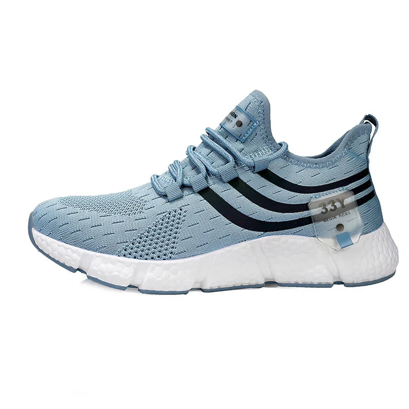 New Men's Sneakers Thick Sole Comfortable Casual Shoes Men Breathable Running Shoes Summer Man Tennis Shoes Large Size Men Shoe
