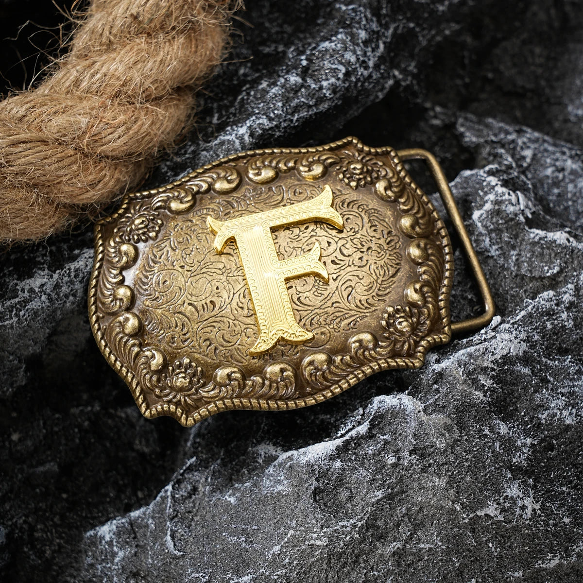 Western style letter motherboard buckle belt buckle head belt buckle head one