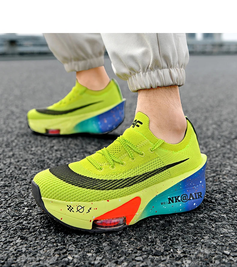 Running Shoes Speciality Air cushion Marathon Men Sports Breathable Lightweight Women's Comfortable Athletic Nonskid Sneakers