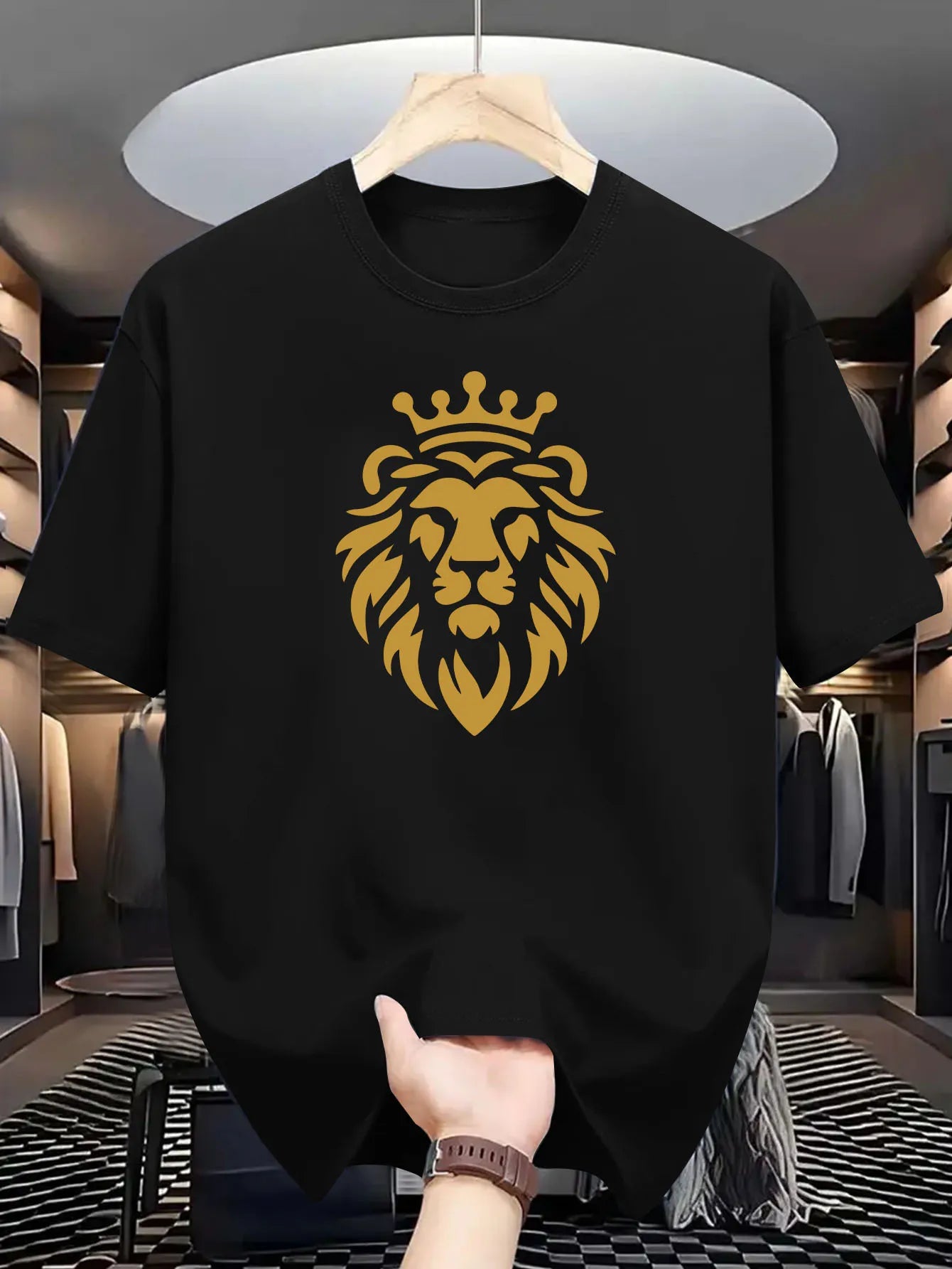 Men’s Summer 100% Pure Cotton Casual Graphic T-Shirt