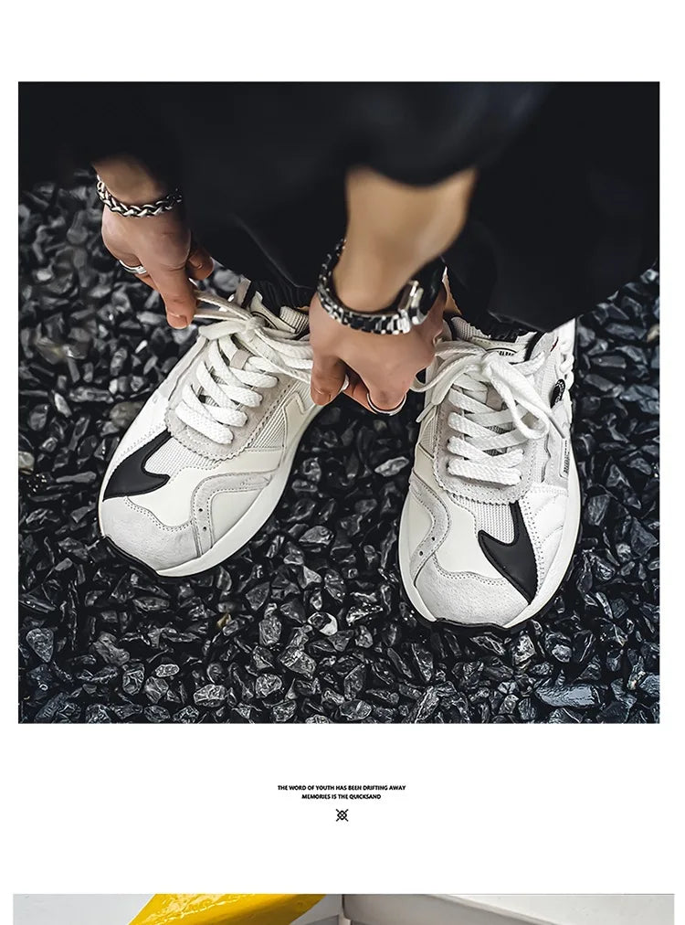 Trendy Men's Casual Running Shoes 2025 New Quality Fashion Sneakers for Mens Mesh Outdoor Tennis Training Shoes Tenis Masculino