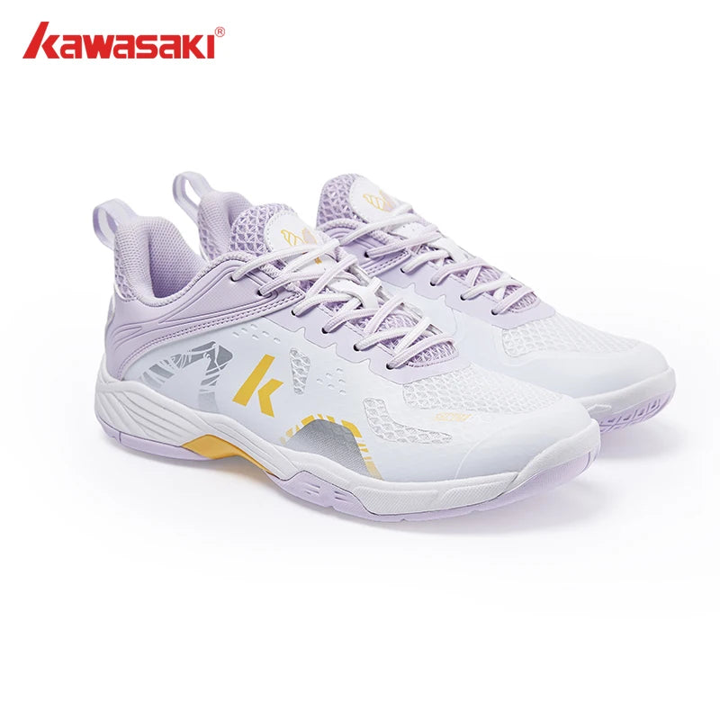Kawasaki Honor Series Men Women's Sports Shoes Professional shock-absorbing and breathable badminton shoes for men and women