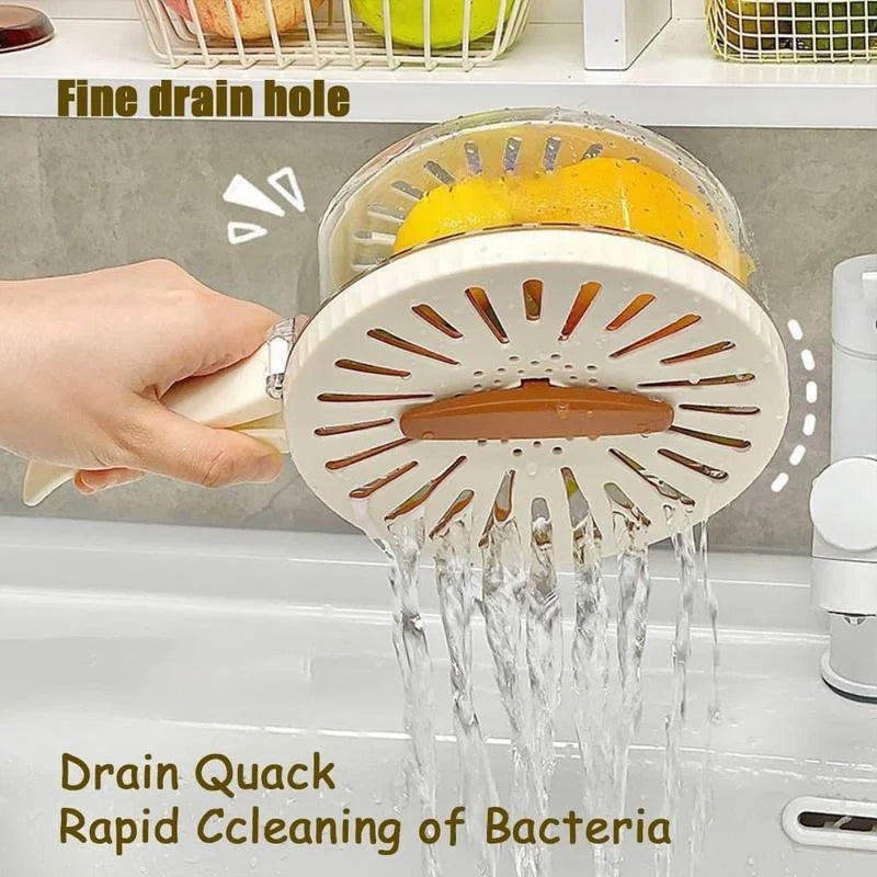 Vegetable Fruit Cleaning And Drainage Basket Folding Water Filter Net Fresh Keeping Box Cleaning Basket Kitchen storage Gadg