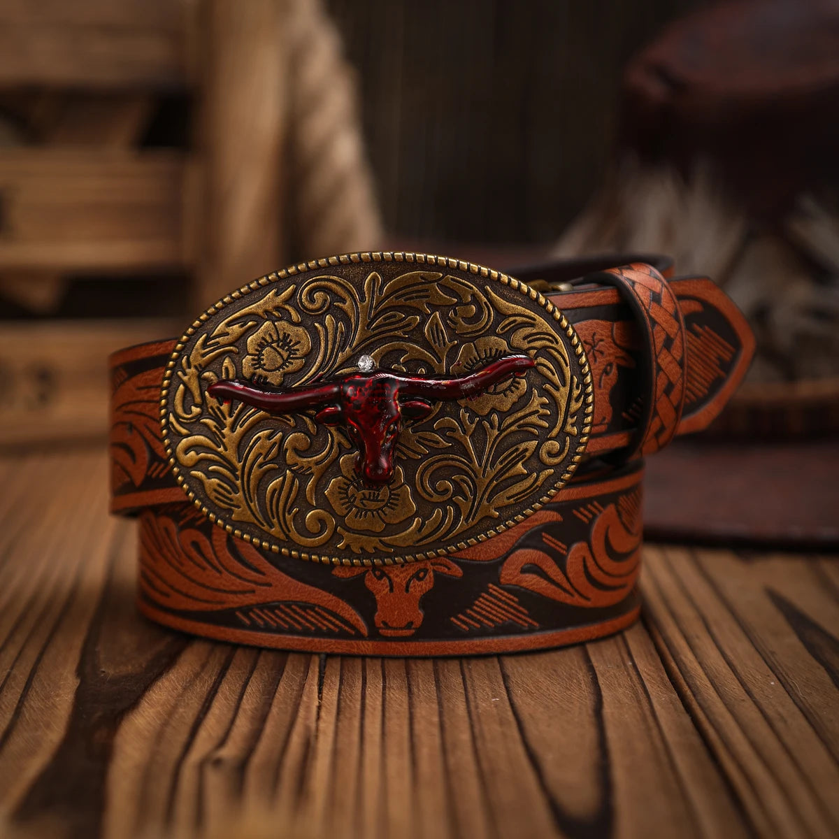 Casual, individual and retro belts, Western-style clothing accessories, metal buckles, PU belts, suitable for both men and women