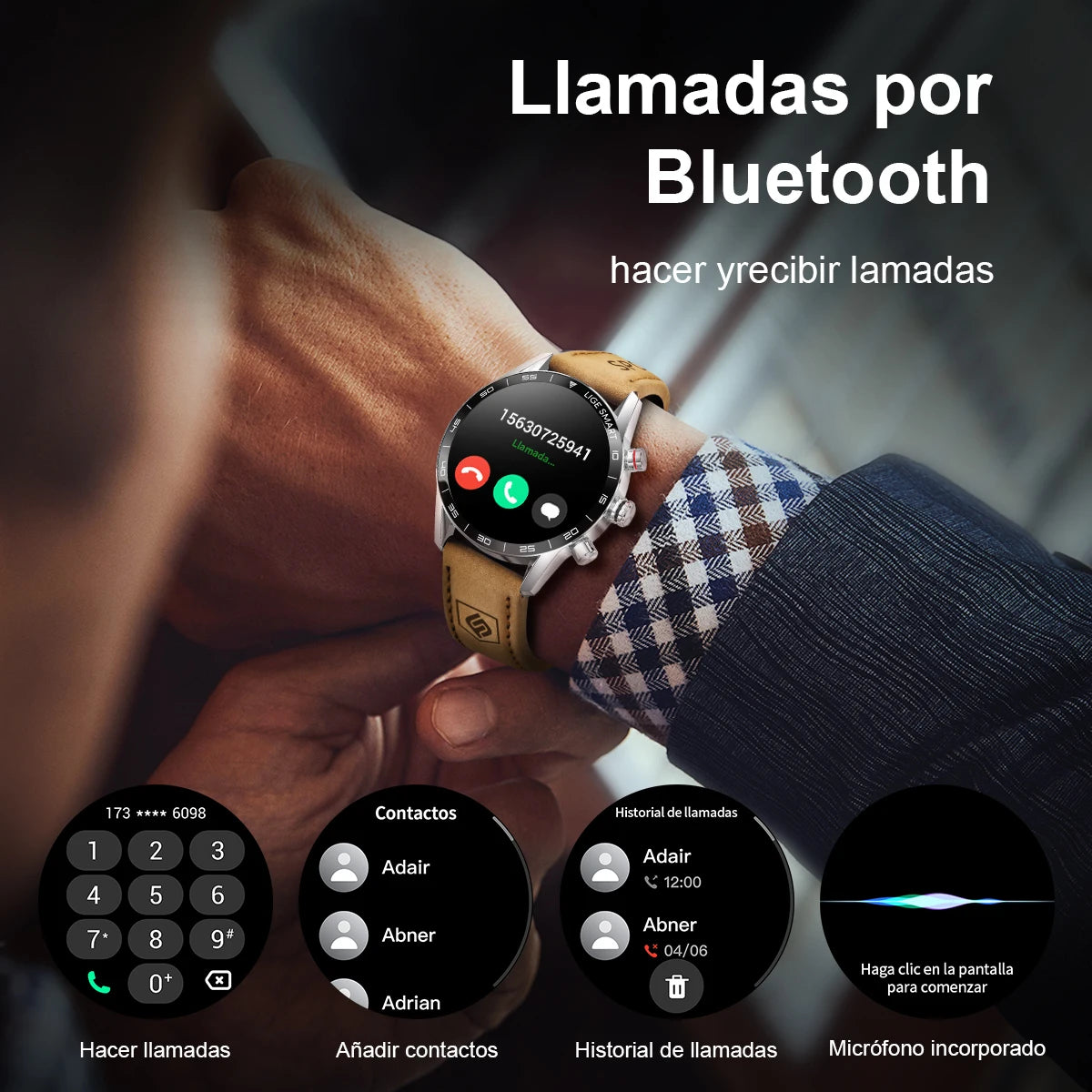 LIGE 2025 New Rugged Military Sports Smart Watch Men 1.39” HD Screen Heart Rate Bluetooth Call Waterproof Outdoor Men SmartWatch