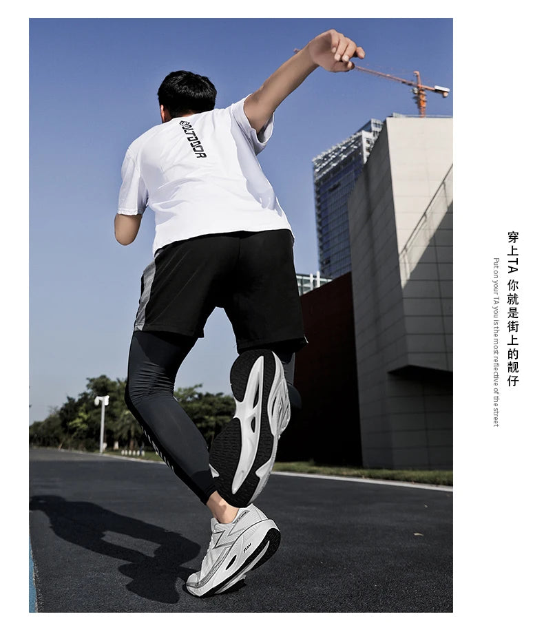 Carbon Plate Marathon Men Sports Running Shoes Air Cushion Lightweight Women Athletic Gym Sneakers Hiking Jogging Footwear