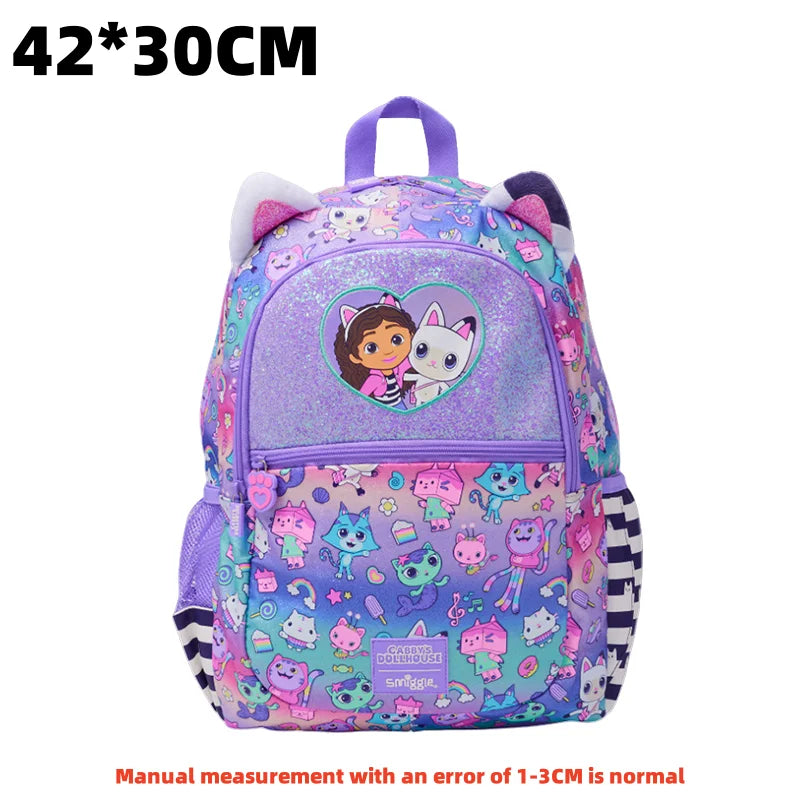 Genuine Australia Smiggle Gabby's Dollhouse Cartoon Series Children School Bag Anime Backpack Student Gift Separate Purchases