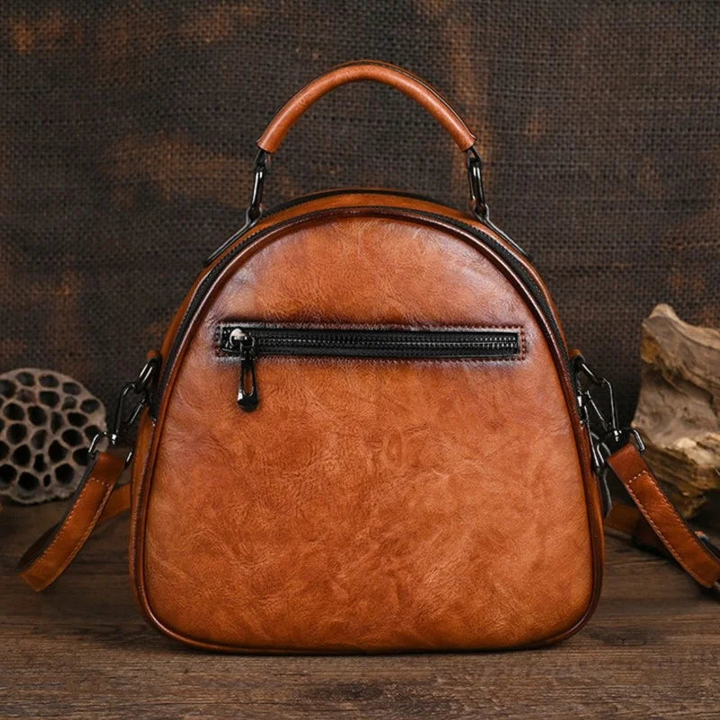 MOTAORA Vintage Handmade Women's Bag 2025 New Embossed Leather Female Bags For Women Luxury Handbags Ladies Shoulder Bags Bolsas