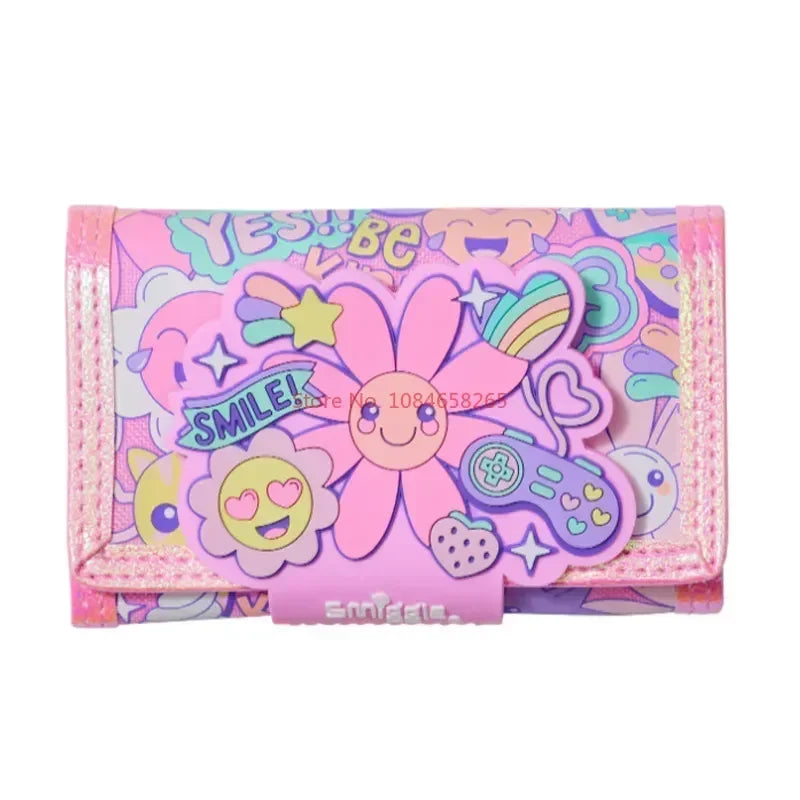 Genuine Australia Smiggle Backpack Pink Sunflower School Bag Cartoon Series Anime Backpack Student Gift Separate Purchases