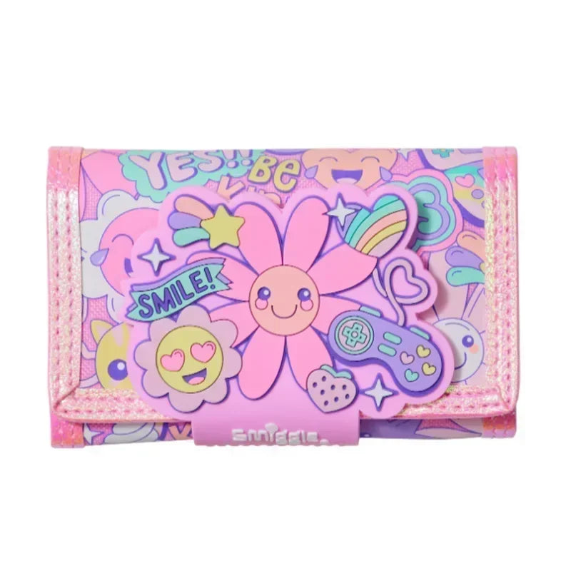 Genuine Australia Smiggle Backpack Pink Sunflower School Bag Cartoon Series Anime Backpack Student Gift Separate Purchases