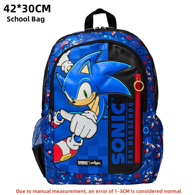 Australia Smiggle Schoolbag Sonic Backpack Cartoon Series Children School Bag Anime Backpack Student Gift Separate Purchases