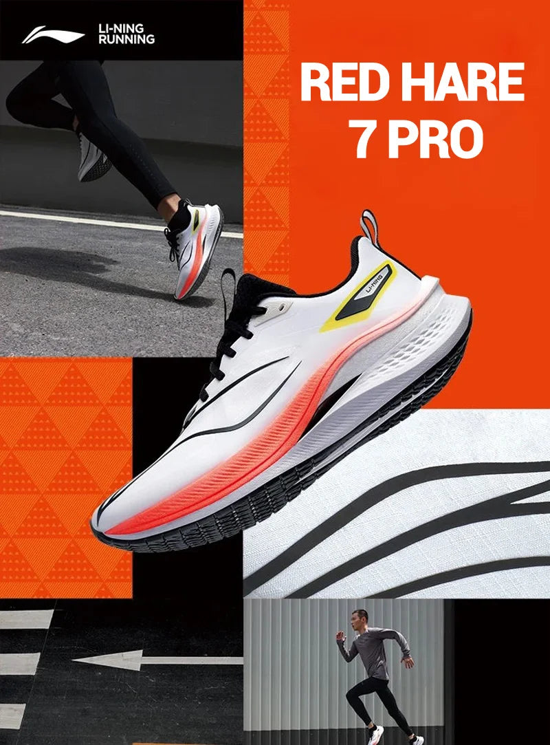RED HARE 7 PRO Racing Running Shoes – BOOM Cushion, Breathable, Lightweight Sneakers