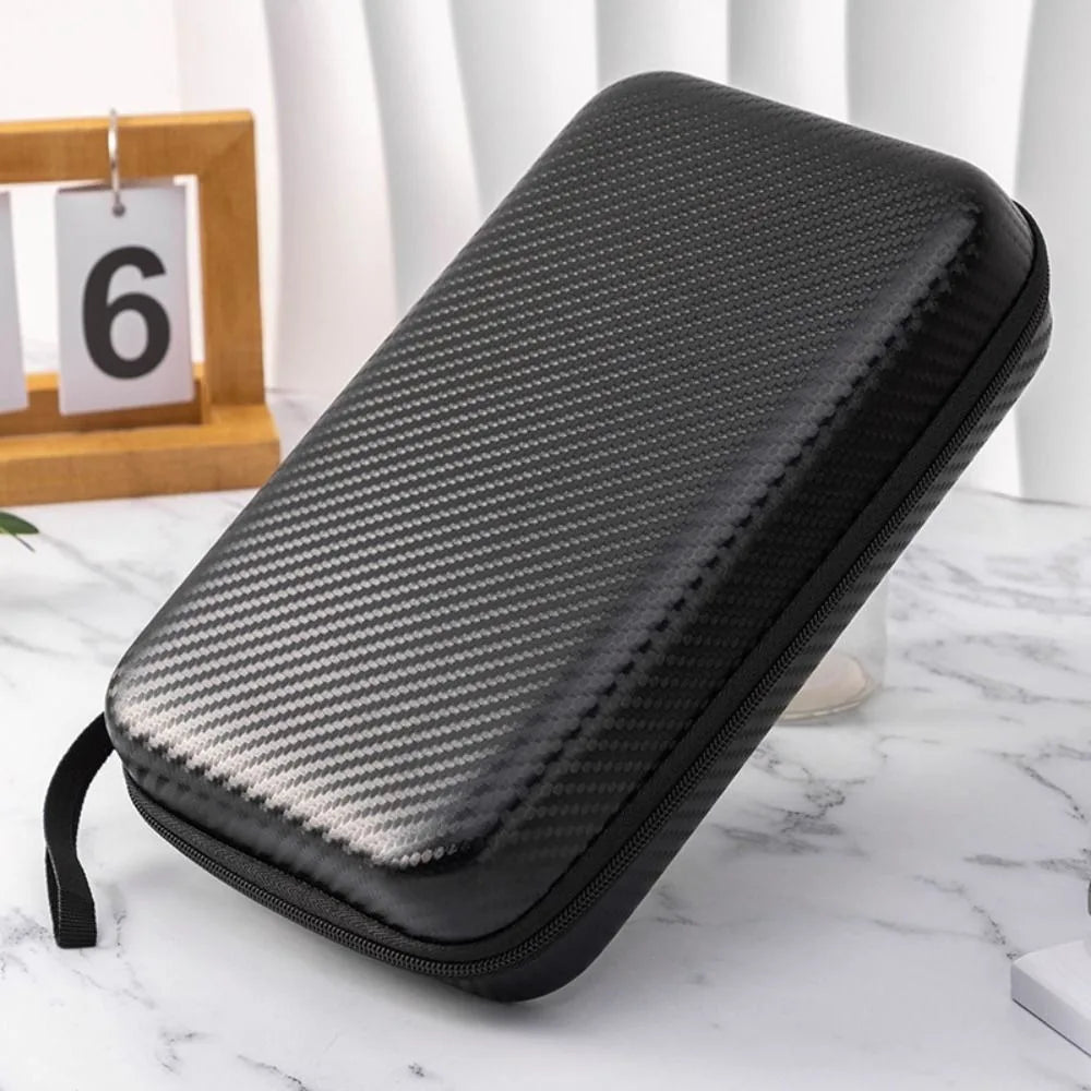 High Quality EVA Earphone Bag Shockproof Wear-resistant Data Cable Organizer Portable Universal Digital Accessories Storage Box