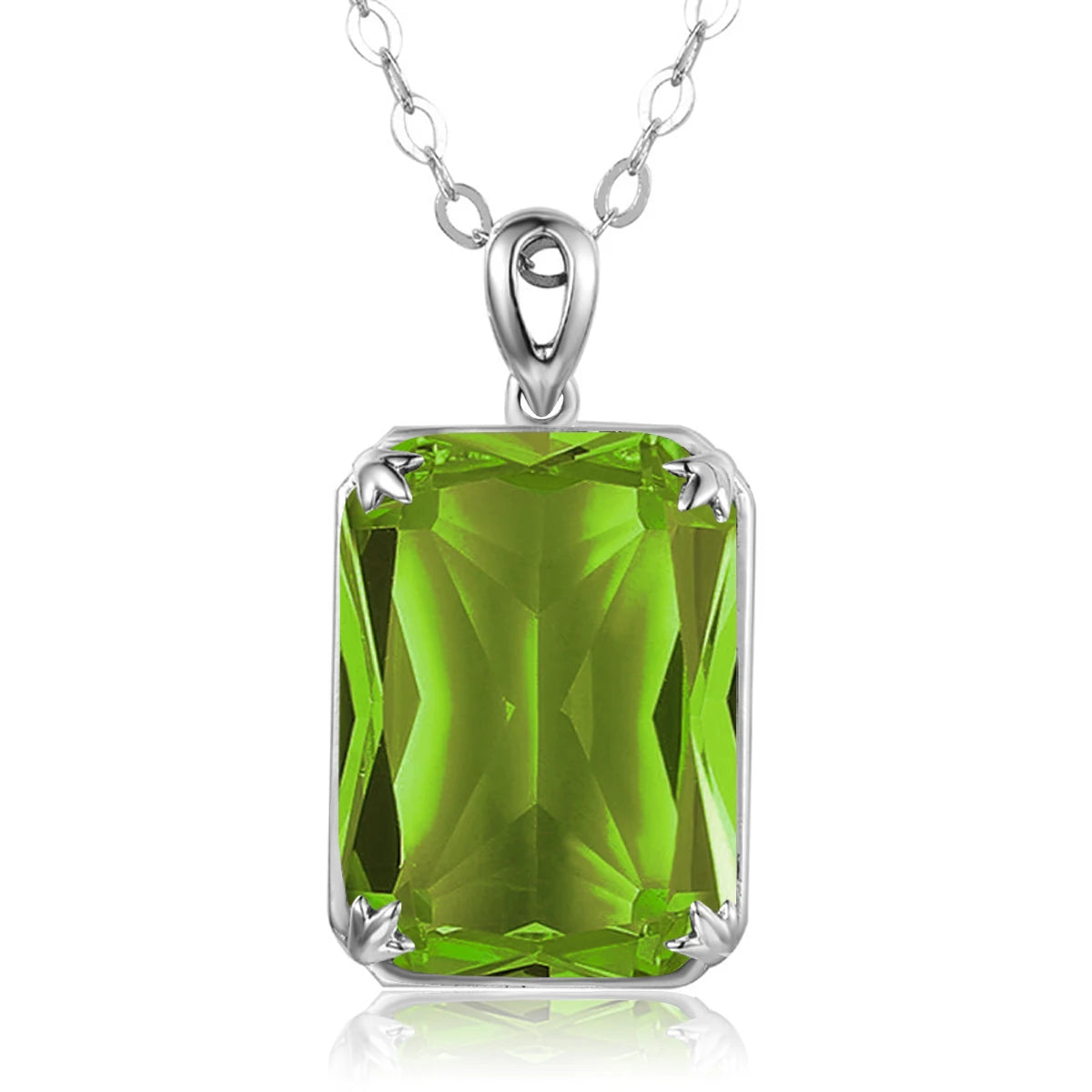 100% Real Silver 925 Necklace Pendant Aquamarine Women Jewelry Birthday Party Banquet Girl Accessories 2022 New Trendy