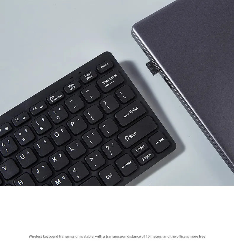 2.4G Wireless Keyboard and Mouse Protable Mini Keyboard Mouse Combo Set For Notebook Laptop Mac Desktop PC Computer Smart TV PS4