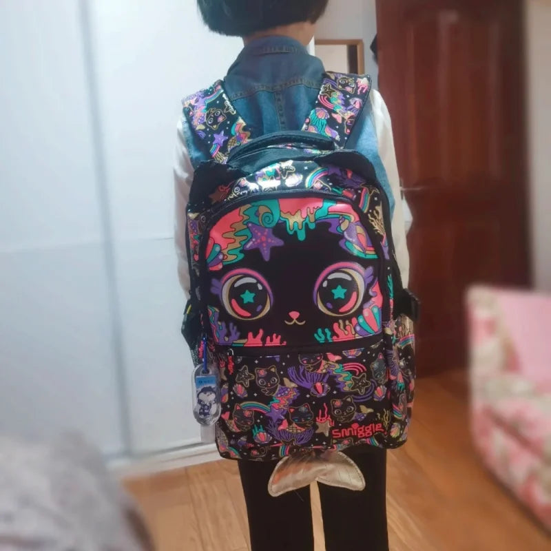 Genuine Australia Smiggle Backpack Kitten School Bag Cartoon Series Anime Backpack Student Gift Separate Purchases