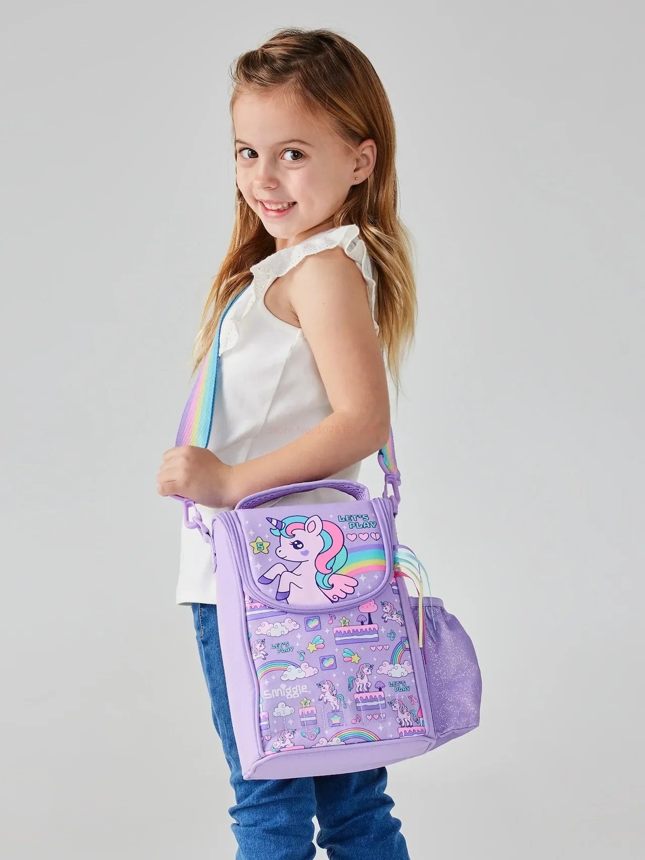 Genuine Australia Smiggle Backpack Student School Bag Pen Case Lunch Bag Double Shoulder Backpack Gift Separate Purchases