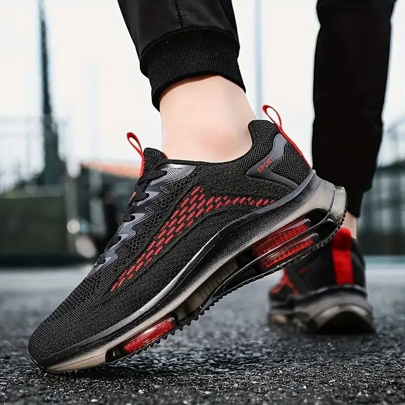 High Quality Sneakers Male Trend Red Platform Basketball Shoes Men Casual White Sport Walking Sneakers Men's Trainer 2025