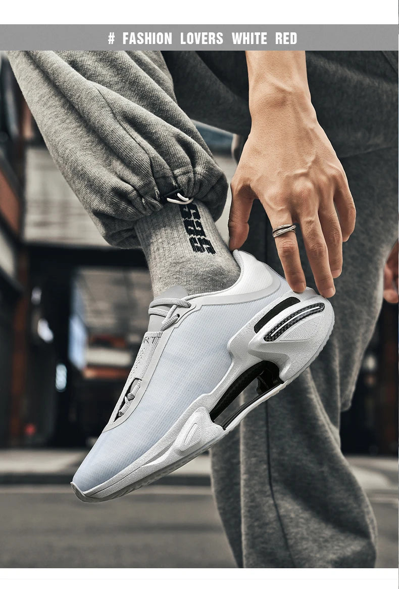 UrbanFlex™ Breathable Height-Lift Sneakers – Men's Casual Athletic Trainers