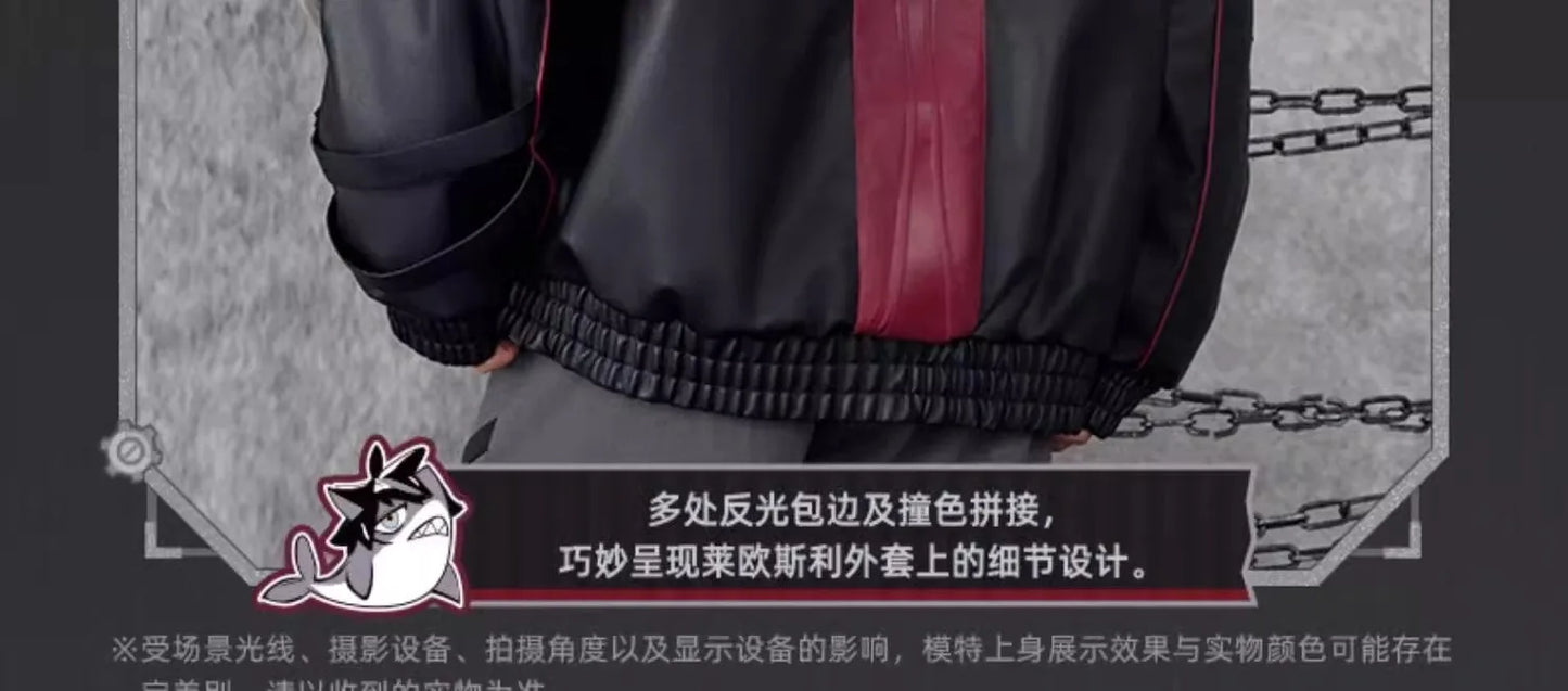 Genshin Impact Wriothesley Cotton PU Hooded Jacket – Anime Cosplay Adult Warm Coat