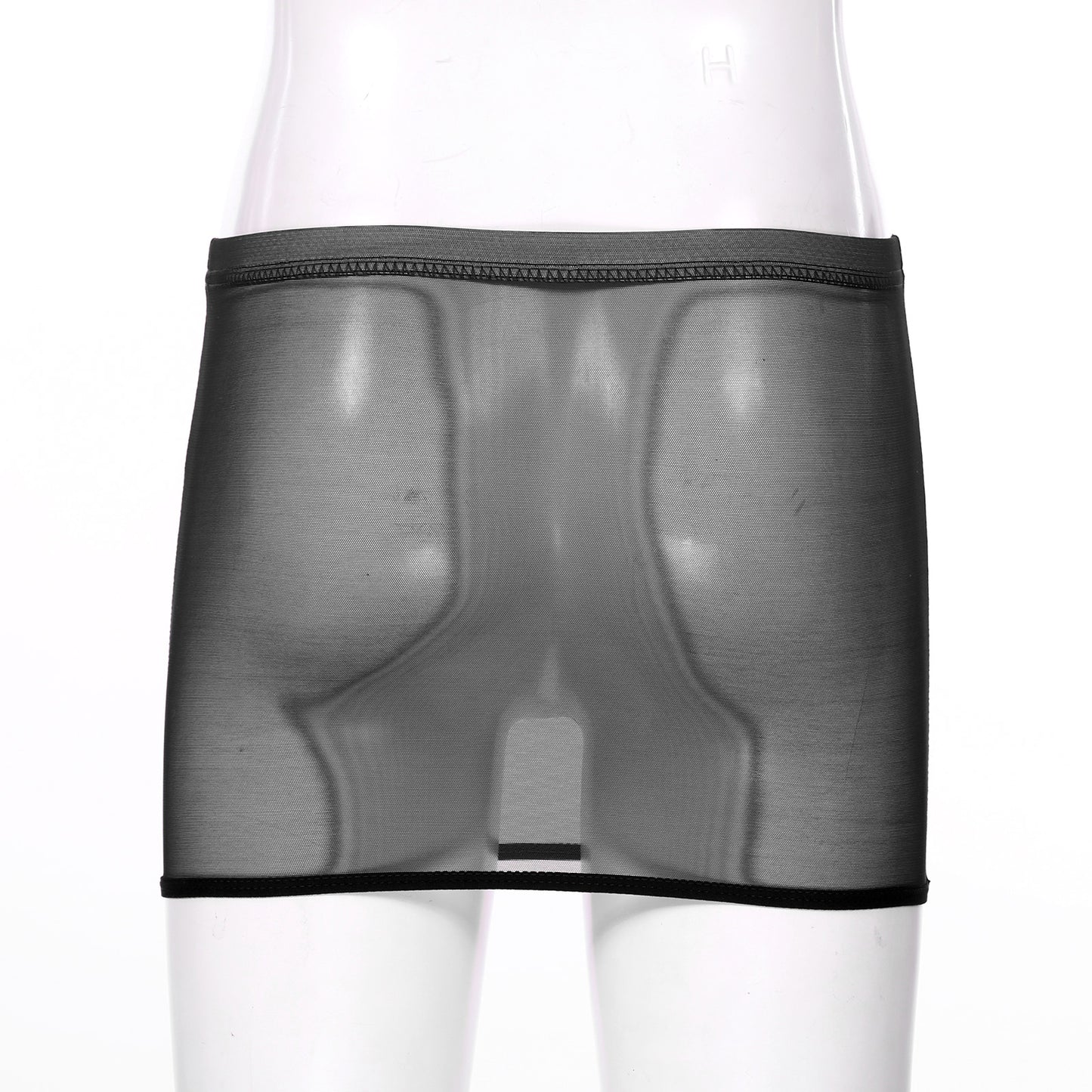 Women Sexy Night Club Pencil Skirts Solid Low Rise Stretchy Transparent Temptation Mini Micro Skirt Tight Package Hip Underskirt