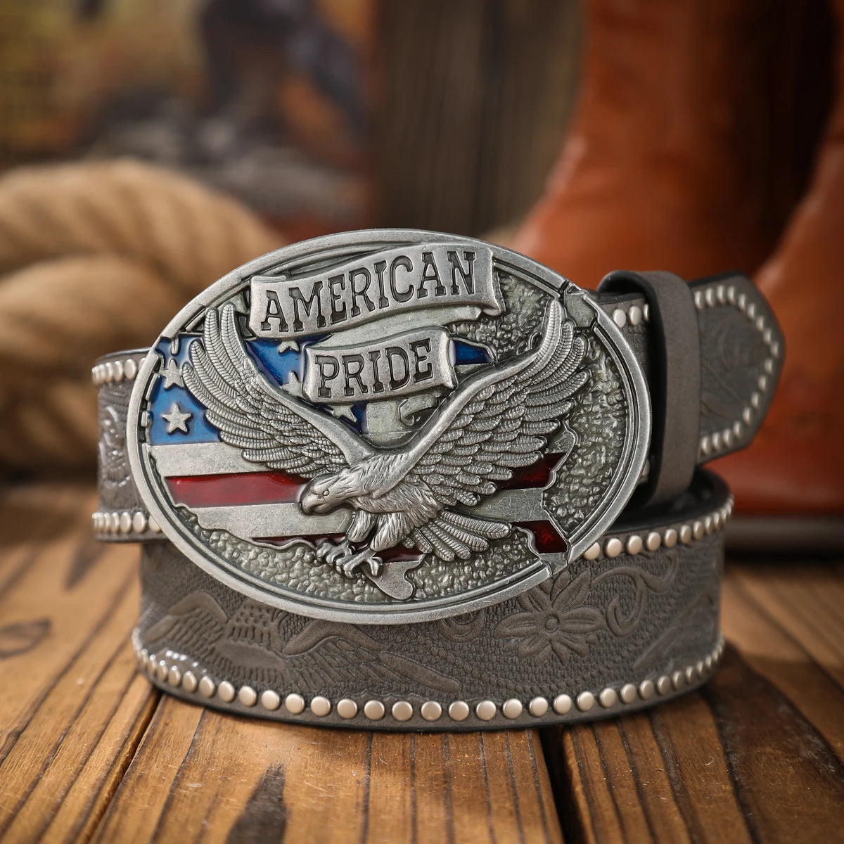 Vintage and fashion collision! PU leather alloy buckle waistband, for both men and women, to create a personalized western styl
