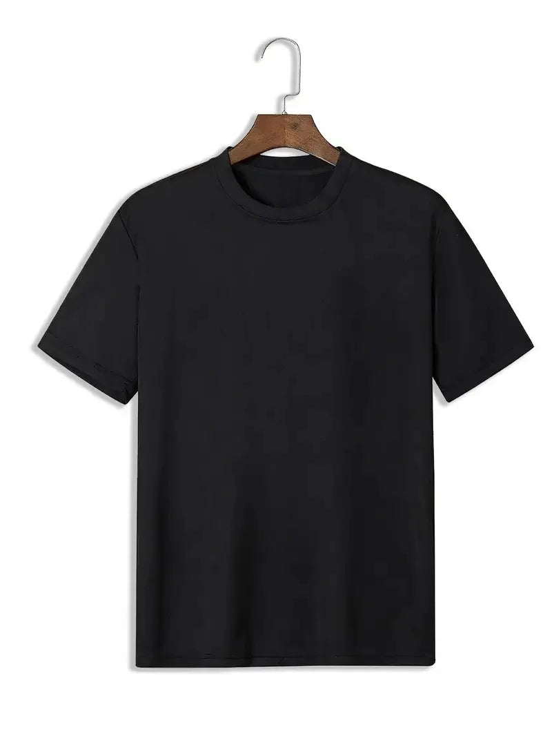 Men’s Summer 100% Cotton Casual T-Shirt Oil Painting Print | Loose Fit | Breathable Comfort