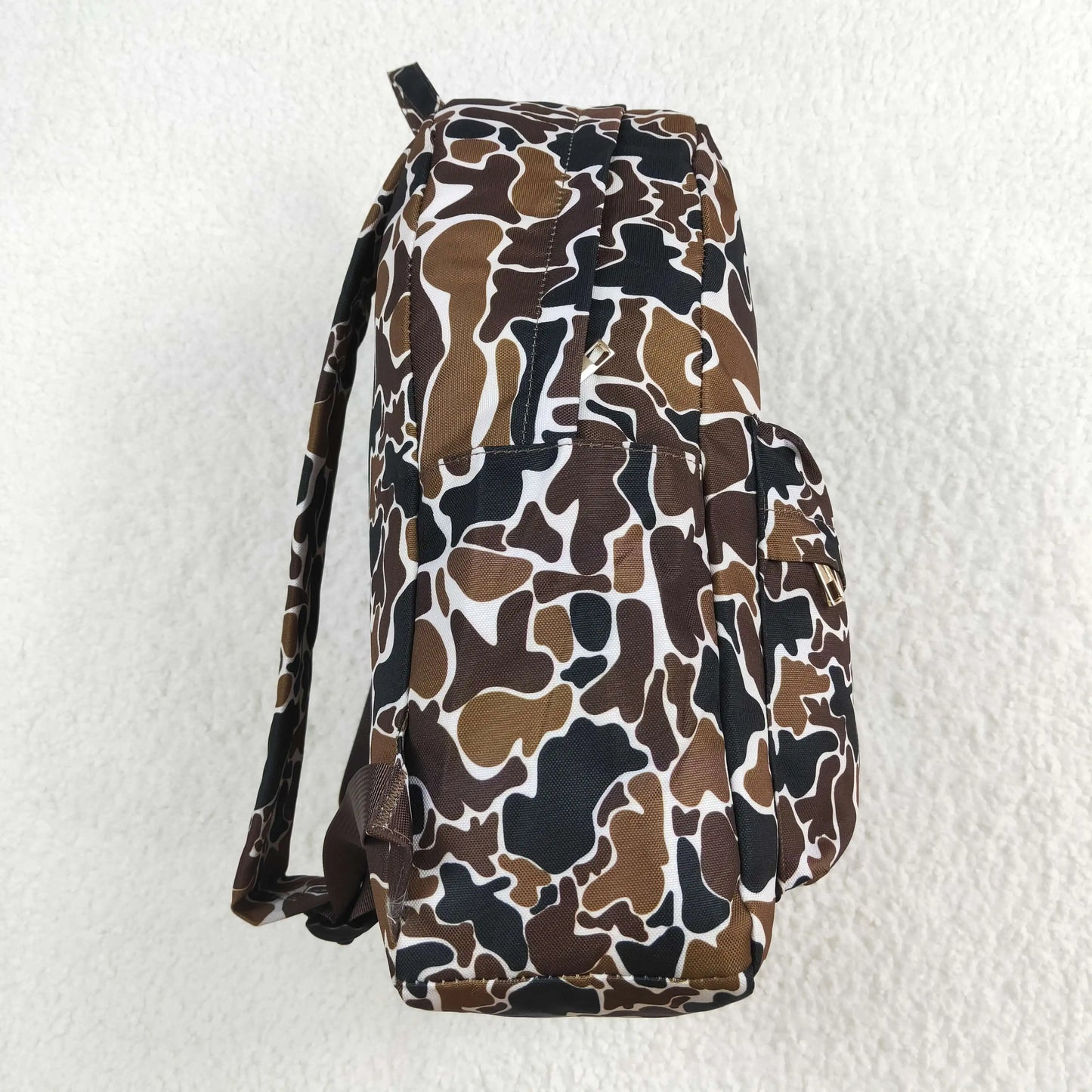 Wholesale Baby Boy Girl Backpack Army Green Camo Duck Print Daypack Toddler Children Outdoor Portable Kids Boutique School Bag