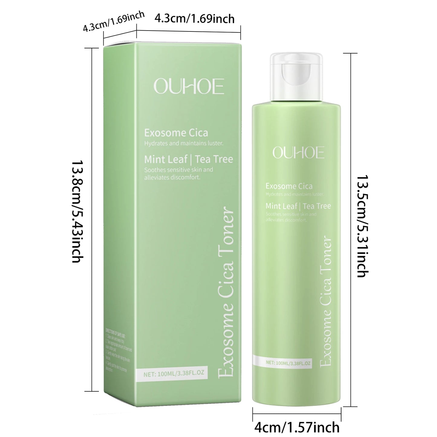 Soothing Centella Toner Moisturizing Water Brightening Oil Control Refresh Repair Shrink Pores Nourishing Facial Toner Skin Care