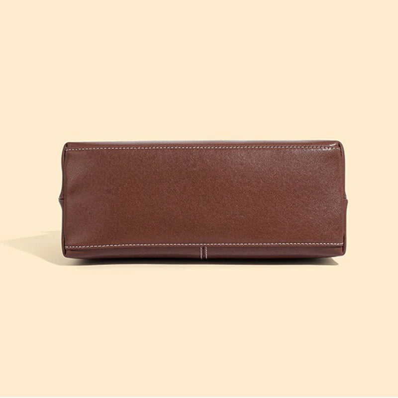 2024 New Trendy Real Leather Woman Shoulder Crossbody Bag Handbag Fashion