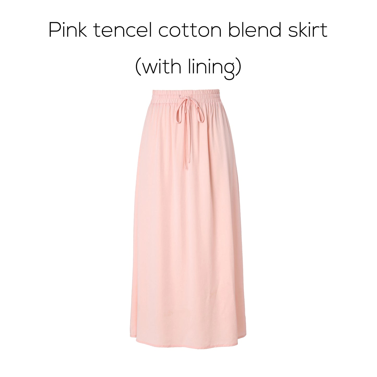 AP 2025 Spring/Summer Women Turn-Down Collar Tee & Cotton Blend Skirt Set
