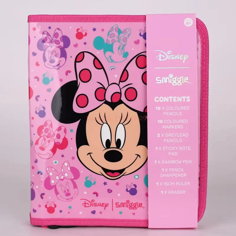 Genuine Australia Smiggle Backpack Disney Minnie Stationery School Bag Lunch Bag Anime Backpack Student Gift Separate Purchases