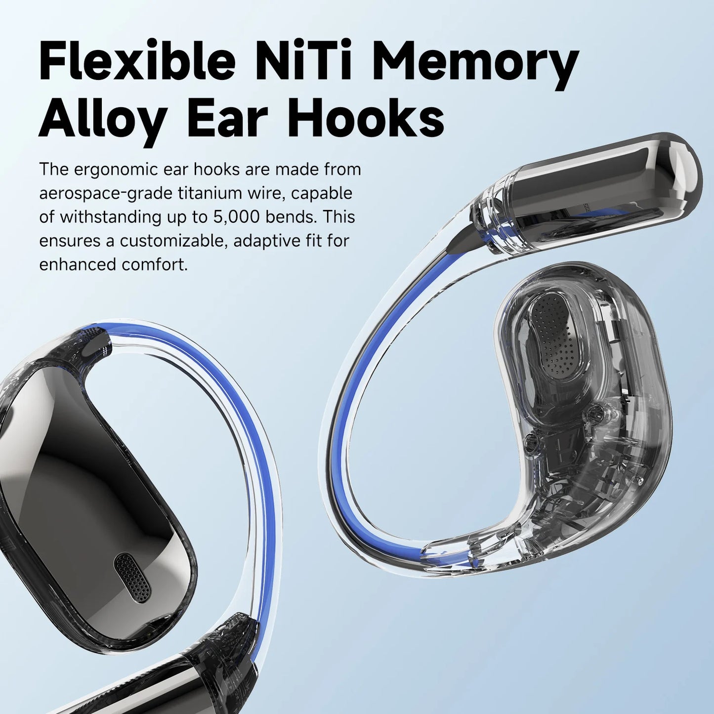 Oneodio SuperEQ T44 Open Ear Earphones Wireless Bluetooth 5.3 Headphones Air Conduction Sports Earbuds With 4 ENC Mic Bass OWS
