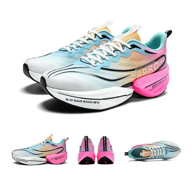 Men's Sports Shoes Racing Carbon Plate Marathon Sneakers Light Comfortable Athletic Running Shoes Tennis Cross Training Shoes