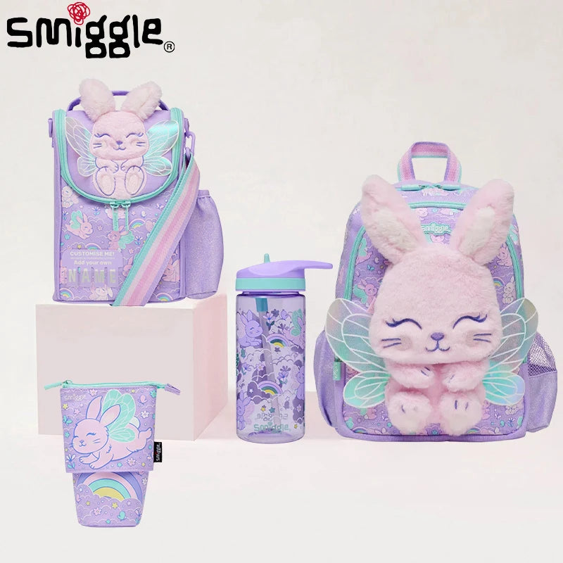 Genuine Australia Smiggle Backpack Angel Rabbit School Bag Cartoon Series Anime Backpack Student Gift Separate Purchases
