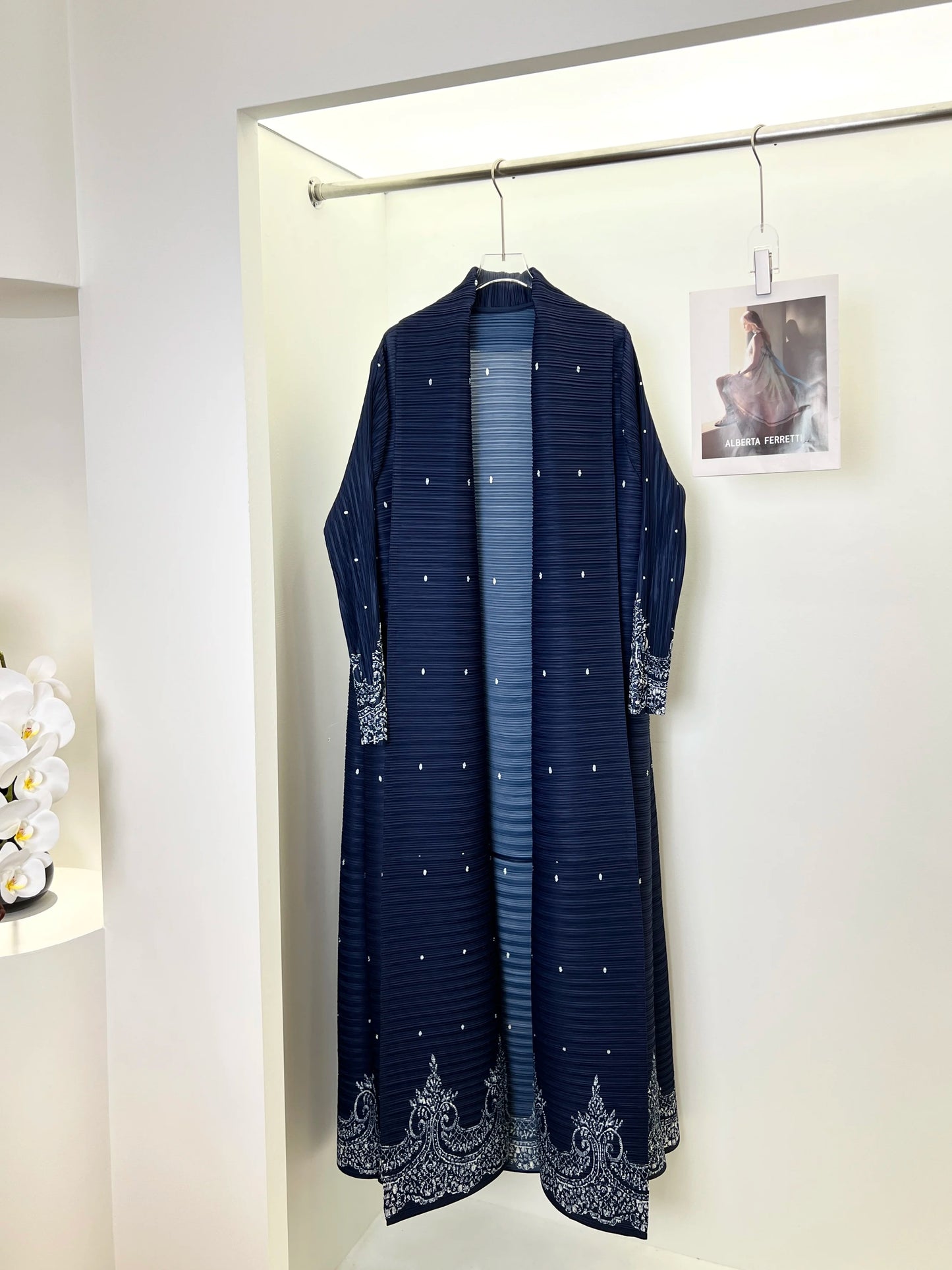 KAF Women Abaya 2025 Spring and Autumn New Fashion Retro Printing Loose Large Size Cardigan Design Luxury Female Abaya