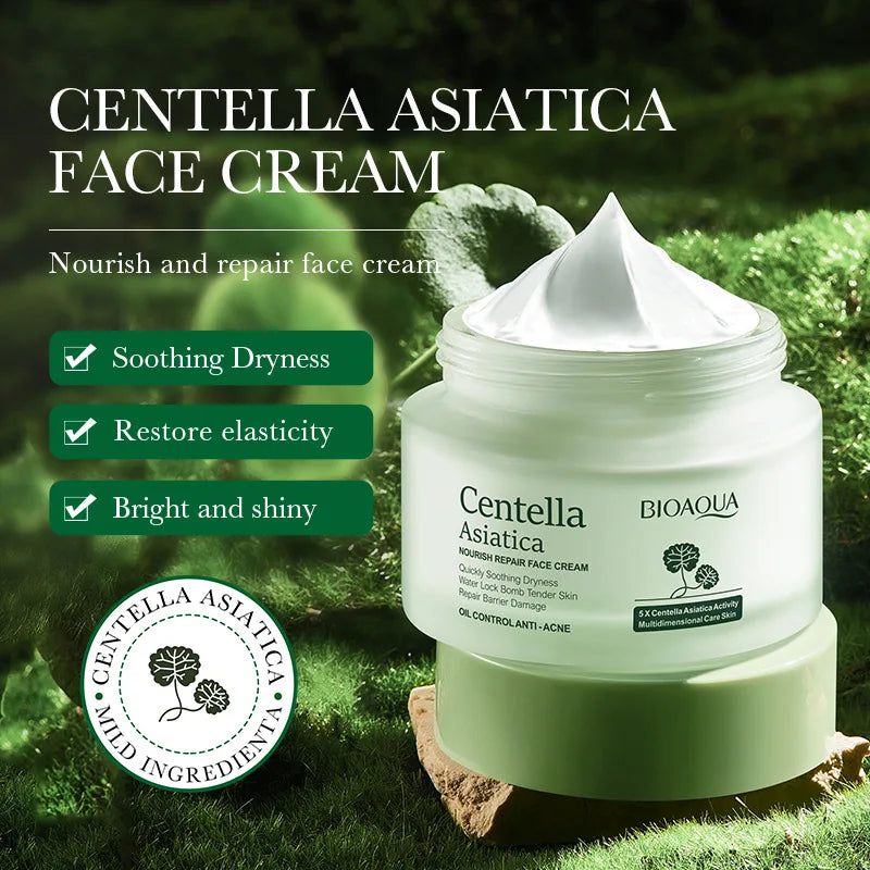 BIOAQUA Centella Asiatica Skin Care Sets Moisturizing Face Cream Anti Dark Circles Anti-aging Eye Cream Travel Size Skin Care