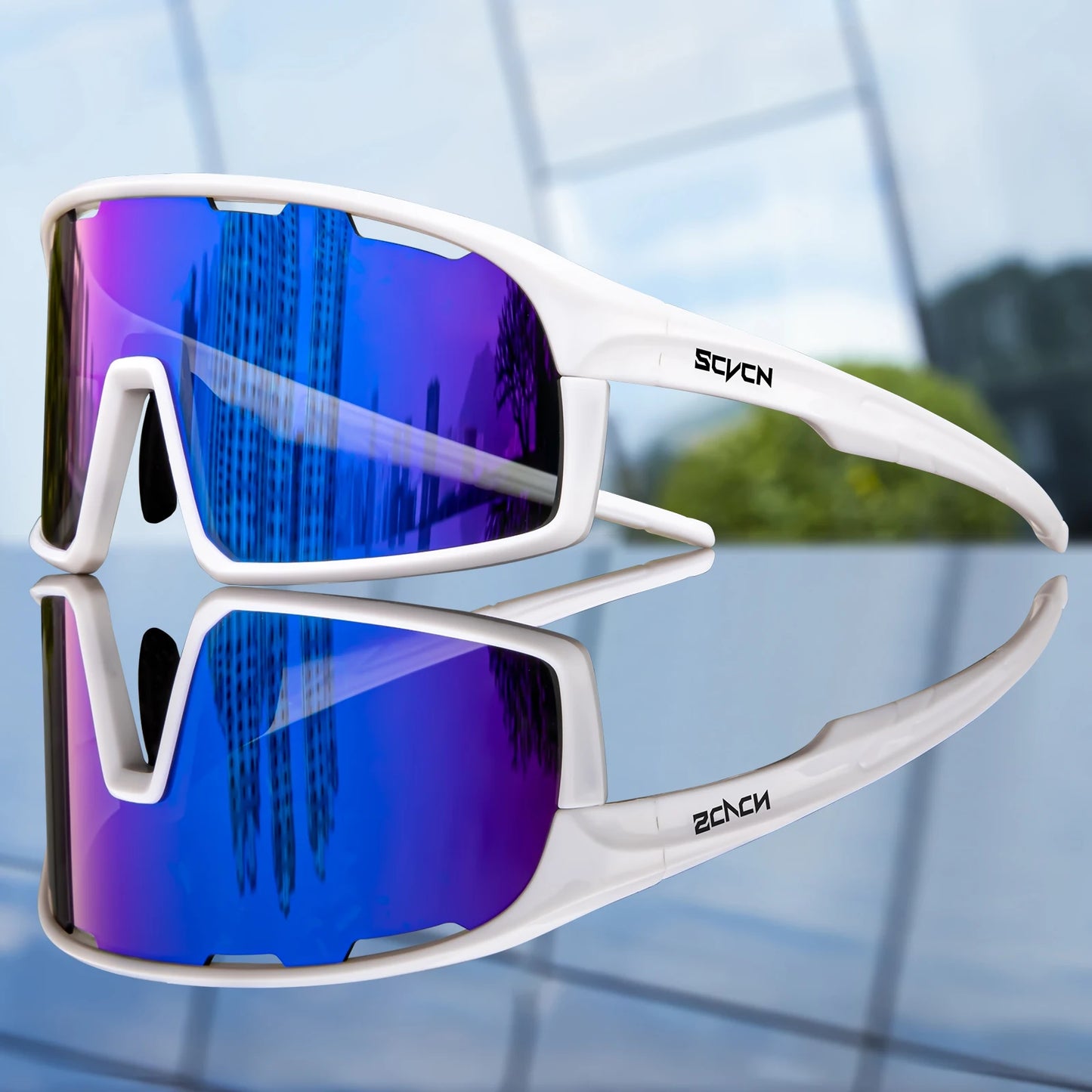 SCVCN New Photochromic Glasses Cycling Sunglasses Men Outdoor Sports Glasses Women Driving Bicycle Eyewear UV400 Hiking Goggles
