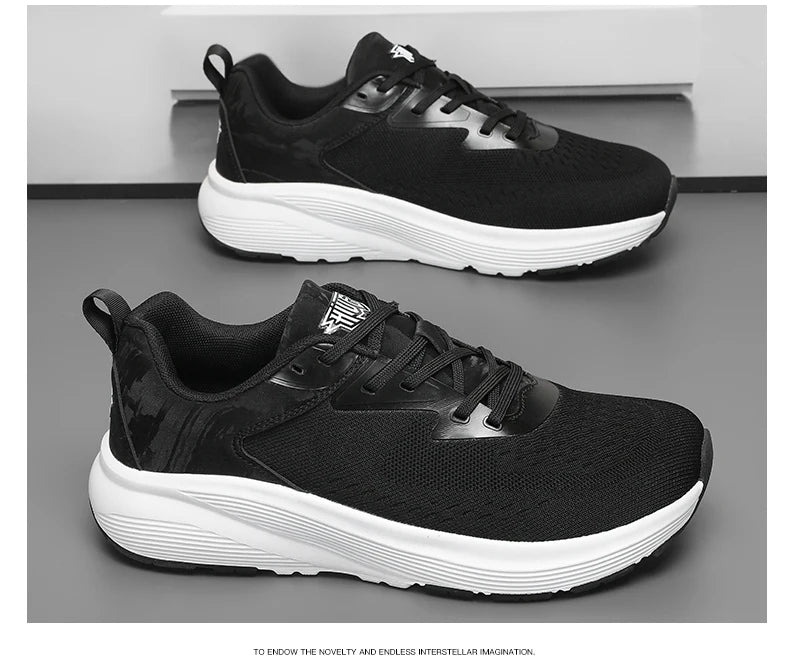 Couples breathable mesh casual sports shoes summer new non-slip outdoor running shoes plus size light men and women's sneakers