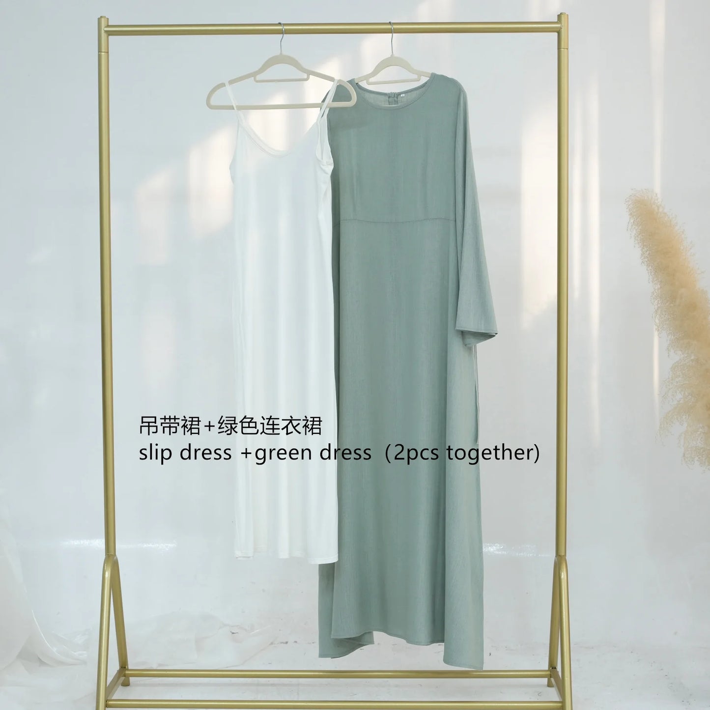 2025 Linen Pink Abaya Eid Ramadan Modest Maxi Dress Solid Color Robe Arabe Elegant Women Muslim Dresses Caftan Marocain Femme