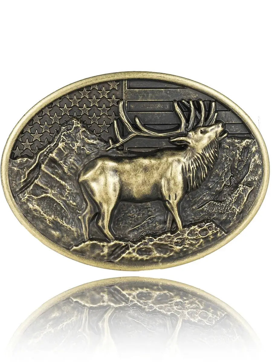 Western Cowboy Vintage Belt Buckle – Unisex Retro Waist Accessory