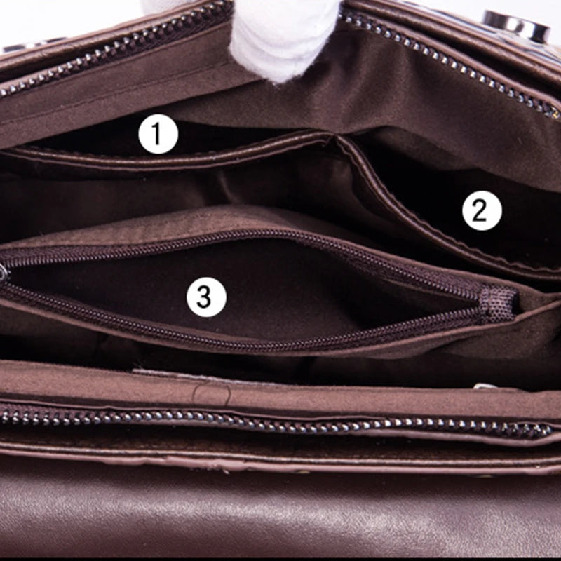 MOTAORA Womens Genuine Leather Luxury Handbag Handmade Embossed Vintage Shoulder Crossbody Bag New Arrival