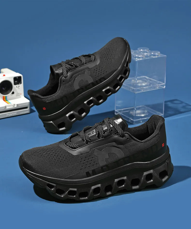 Outdoor Tennis Men Shoes Soft Sole Breathable Casual Sports Shoes Mesh Surface Breathable Cushioned Running Shoes Sneakers