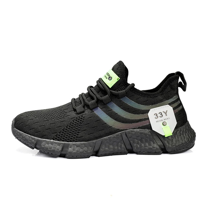 New Men's Sneakers Thick Sole Comfortable Casual Shoes Men Breathable Running Shoes Summer Man Tennis Shoes Large Size Men Shoe