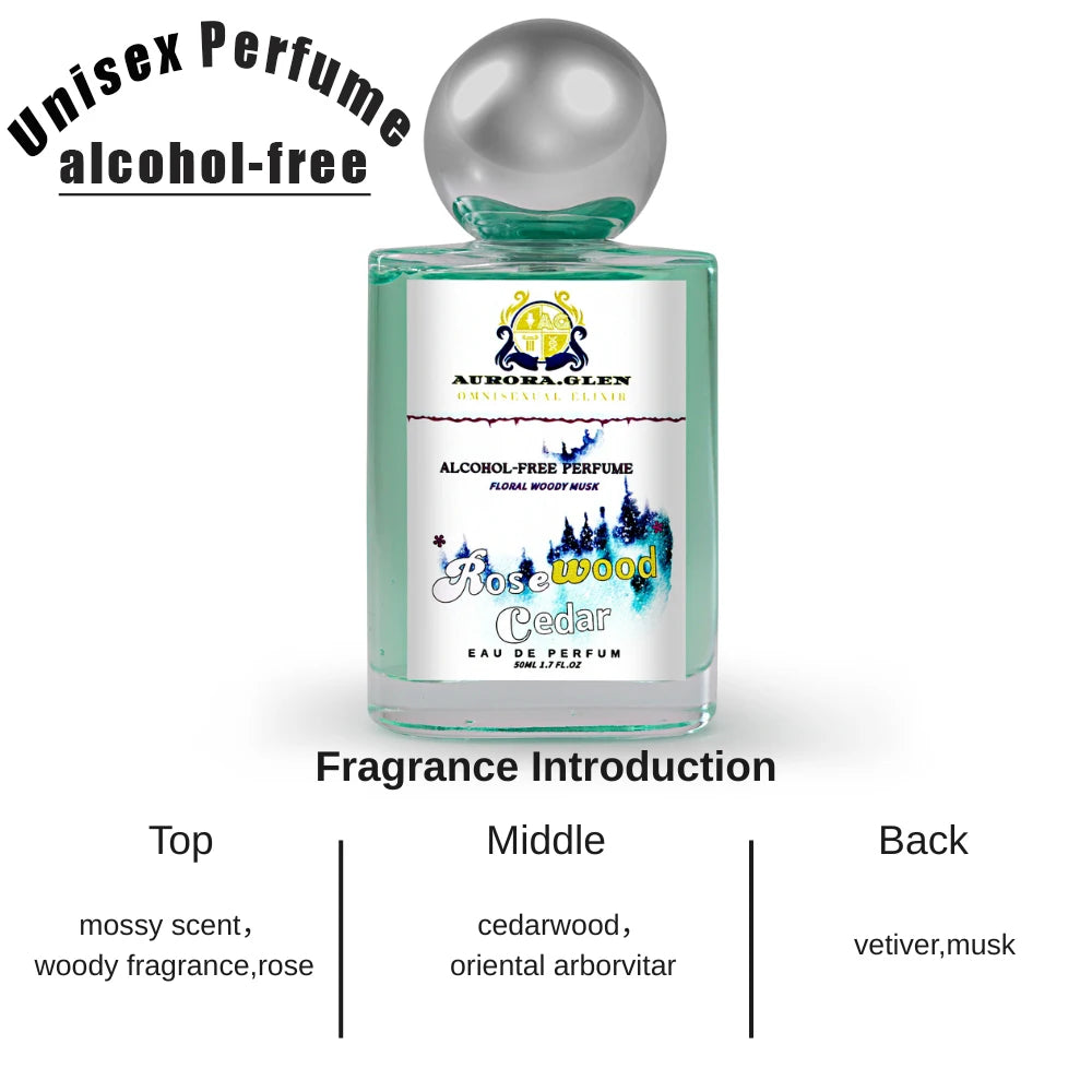 Wilderness for Men Perfume Oil - Alcohol-Free Spicy Woody Scent, Long-Lasting Sensitive Black Pepper Vetiver Cedar Perfume