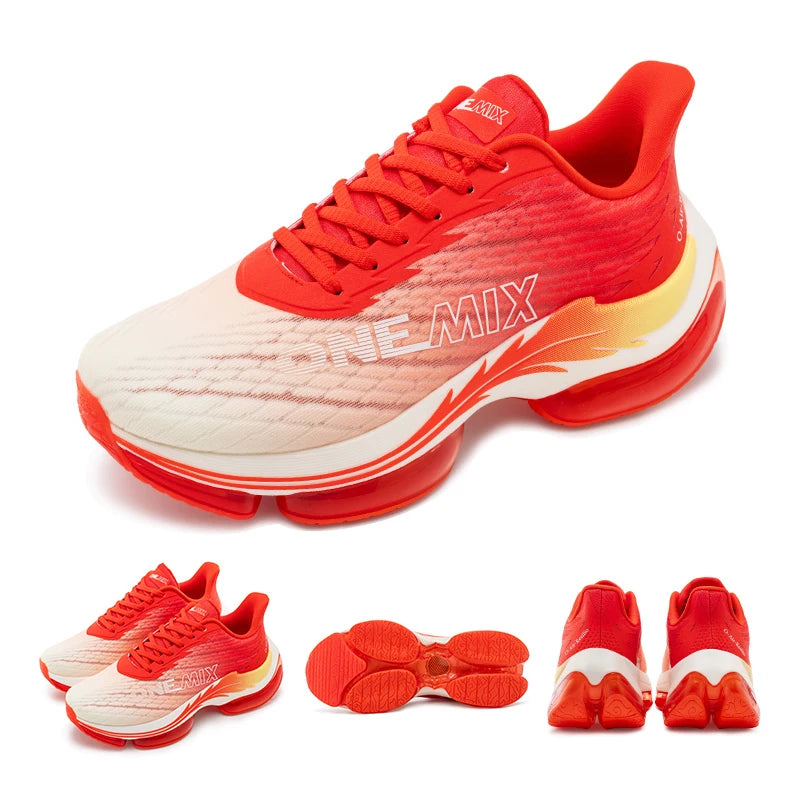 ONEMIX Air Cushion Running Shoes for Women Summer Lightweight Mesh Surface Breathable Sneakers Outdoor Fitness Sport Shoes