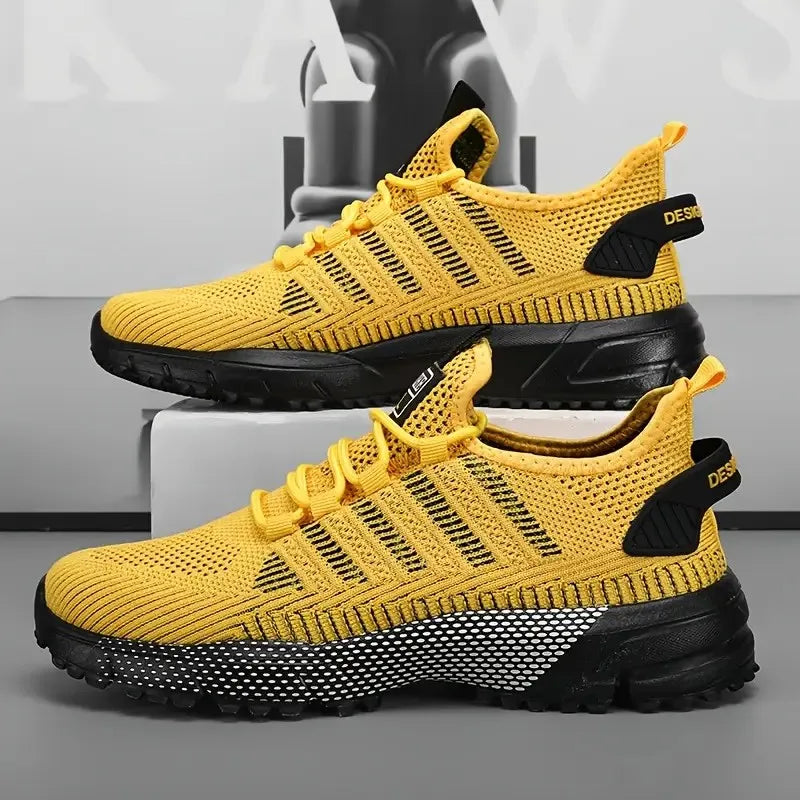 New 2025 Men Running Shoes Breathable Outdoor Sports Shoes Lightweight Sneakers for Men Comfortable Athletic Training Footwear