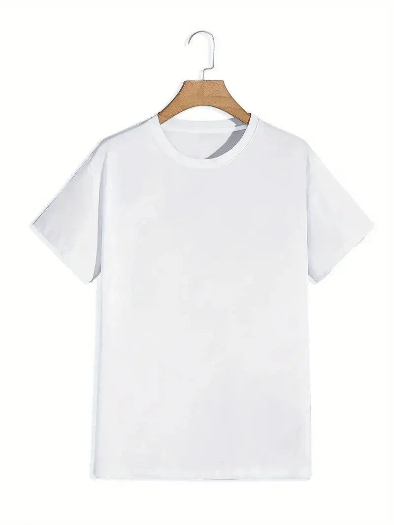 Men’s Summer 100% Cotton Casual T-Shirt Oil Painting Print | Loose Fit | Breathable Comfort