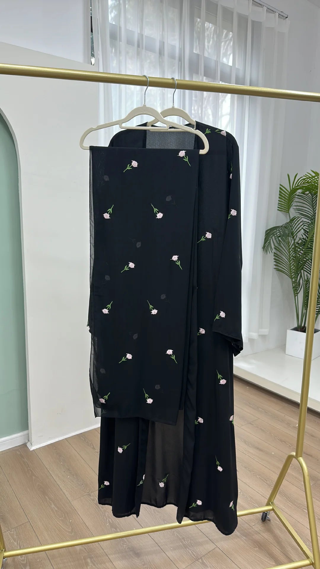 Open Kimono Chiffon Black Abaya for Women Dress Turkey Eid Ramadan Kaftan Muslim Cardigan Coat Islam Clothing Jalabiya Arab Robe
